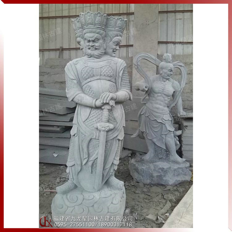 石雕四大金剛像圖片