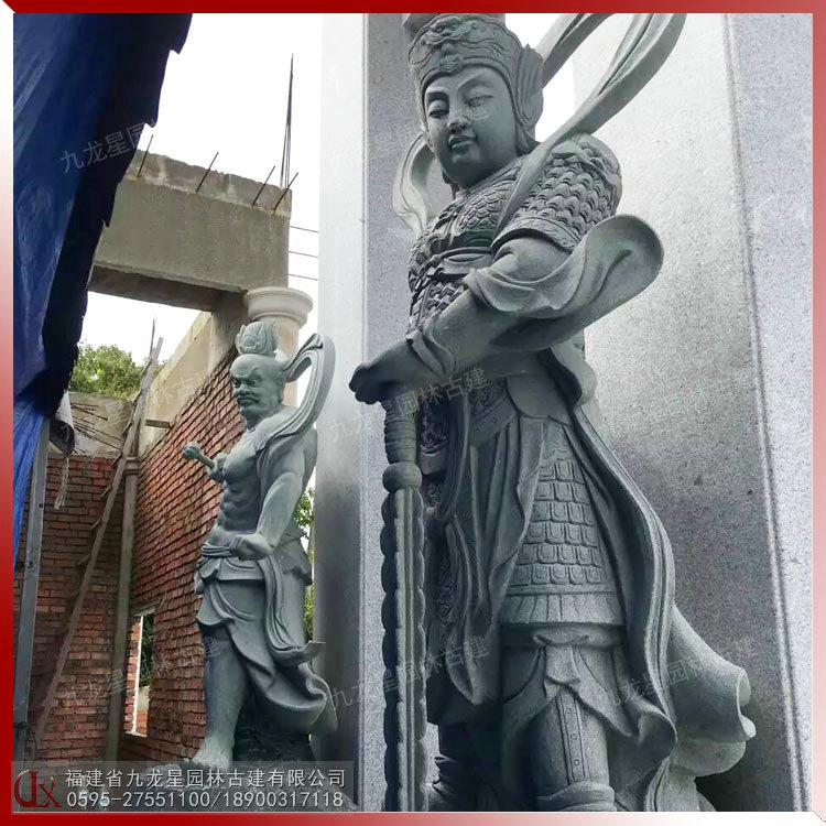 三門五樓石雕牌坊-濟(jì)公廟(8)