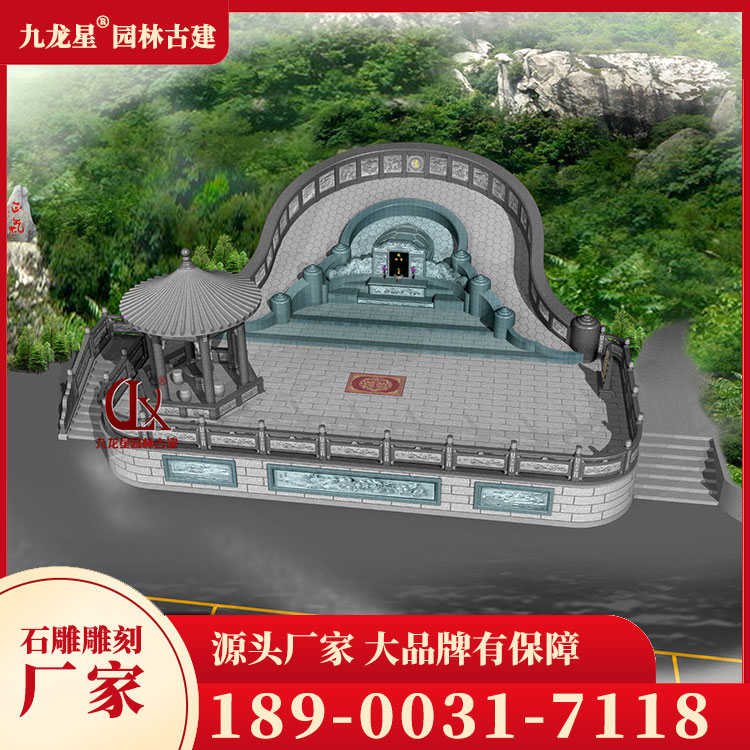 農村土葬墓圖片